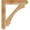 Ekena Millwork Imperial Arts & Crafts Rough Sawn Bracket, Western Red Cedar, 6"W x 40"D x 44"H BKT06X40X44IMP03RWR - alternate 3